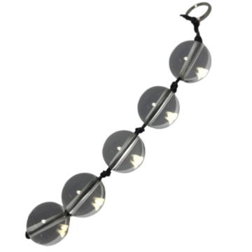 Glass Anal Beads Premium Glass Transparent