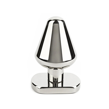 Πρωκτική Σφήνα 6,5cm - Mr. Steel Heavy Steel Butt Plug Small Silver
