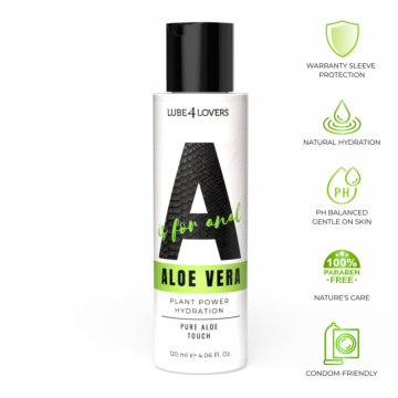 Λιπαντικό Πρωκτικής 120ml - A is for Aloe Vera Toyz4lovers