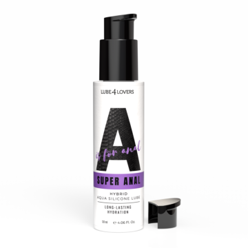 Υβριδικό Λιπαντικό Πρωκτικής 120ml - Lube4lovers Hybrid Silicone Super Anal