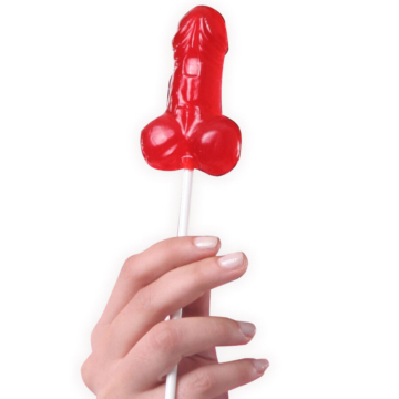 Γλυκό Γλειφιτζούρι Πέους - Secretplay Strawberry Candy Penis Lollipop Red