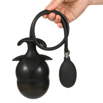 Pure Pleasure Inflatable Butt Plug Black
