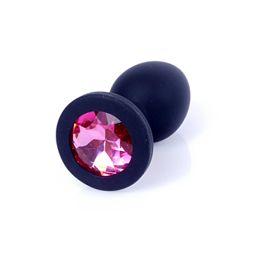 Kinksters Silicone Butt Plug - Pink Diamond (Small)