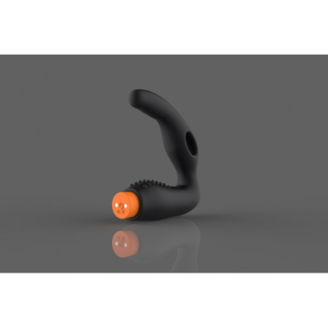 Jupiter Prostate Stimulator 7 Vibration Modes Silicone Black/Orange