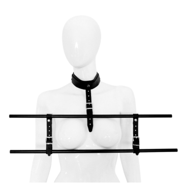 Kiotos Leather Collar with Bar Clamps