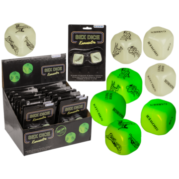 Dice "Glow-in-the-dark"
