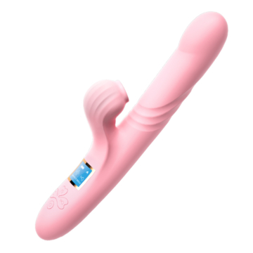 LILO Thrusting And Suction Clit Rabbit Vibrator Pink