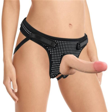 LOVETOY EASY STRAP ON HARNESS POLKA DOTS