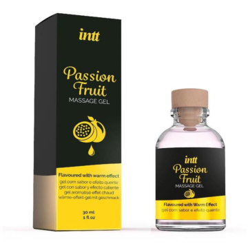 Θερμαντικό Τζελ Μασάζ 30ml - Intt Passion Fruit Warming Massage Gel
