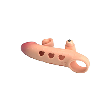 Romance Vibrating Penis Sleeve – Natural