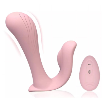 Mokko Toys Stimulator 10 Vibration Modes, Silicone, USB, Pink,