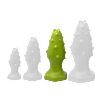 Πρωκτική Σφήνα 14x5.5cm - Monster Spike Silicone Plug L Green