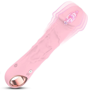 Δονητής 18cm - Velvety Pink Vibe Pink