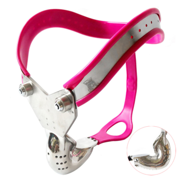 Ανδρικό Κλουβί Αγνότητας - Bent Chastity Male Cage Pink