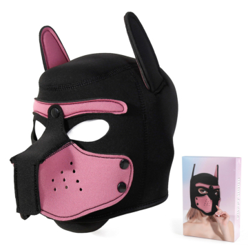 Κουκούλα Pup Hood - Kinksters Unisex Full Face Neoprene Pink