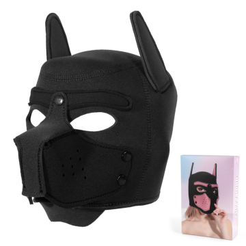 Μάσκα Pup Hood - Kinksters Unisex Full Face Neoprene Black