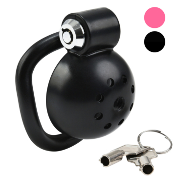 Cock Cage 6cm - Kinksters Button Lock Black