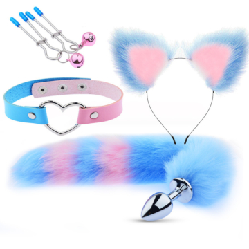 Σετ Bondage - Two-Tone Fetish Set Pink