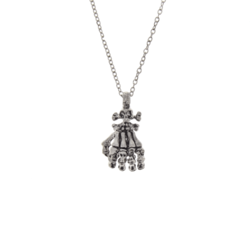 Silver Skeleton Necklace