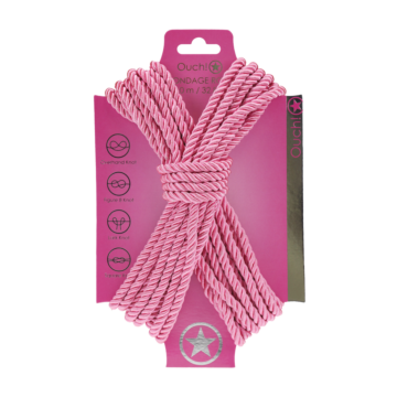 Polyester Bondage Rope 10 m - Pink