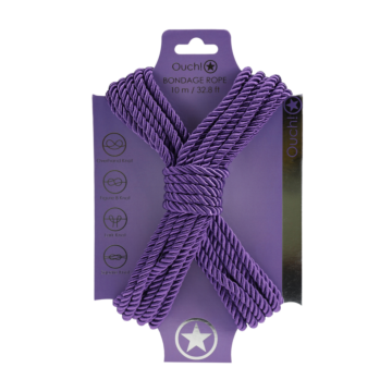 Polyester Bondage Rope 10 m - Purple