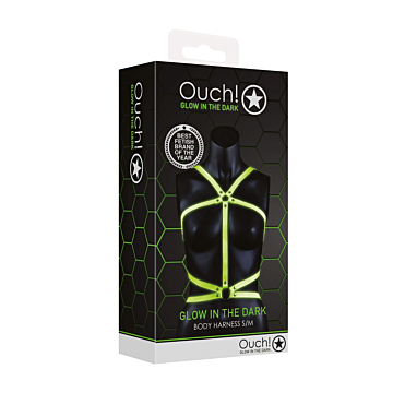 Body Harness - Glow in the Dark-LXL