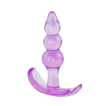 Passion Purple Anal Toy – Flexible Jelly Material