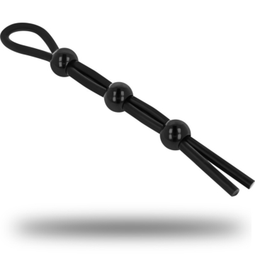Ρυθμιζόμενο Δαχτυλίδι Πέους 19cm - Black Adjustable Penis Ring L Black