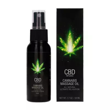 CBD Cannabis Massage Oil - 50 ml