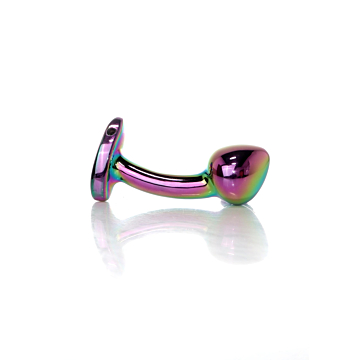Πρωκτική Σφήνα 7.5cm - Plug-Jewellery Multicolour Curved S