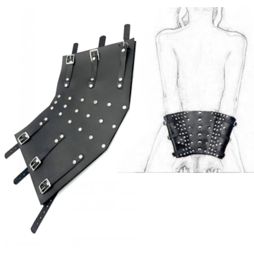 Χειροπέδες BDSM Πίσω Θέση - Kinksters Back Position Restraint Black