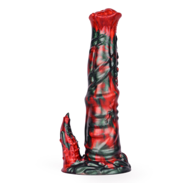 Ρεαλιστικό Dildo 23.2cm - Red Devils Silicone Horse Dick Red
