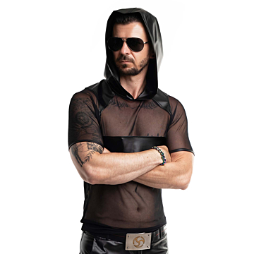 Ανδρικό Mesh T-Shirt με Wetlook - Regnes Fetish Planet RMIvo001