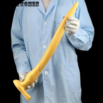 Πρωκτική Σφήνα Dildo 51cm - Kinksters XXL Silicone Wearable Gold