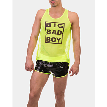 Barcode Berlin Yellow Neon Tank Top