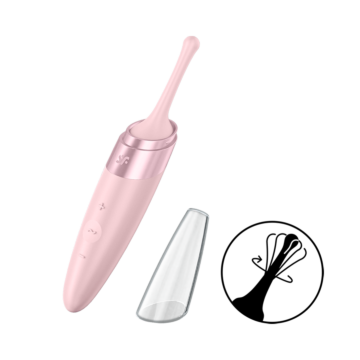 Satisfyer Twirling Deligh Clitoral Tip Vibrator - Pink