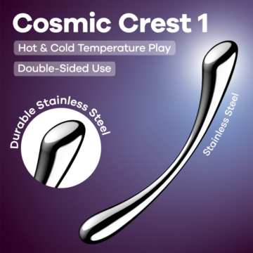 Satisfyer - Cosmic Crest 1 Stainless Steel Double-ended Dildo