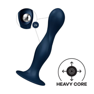 Satisfyer Double Ball-R dark blue Dildo