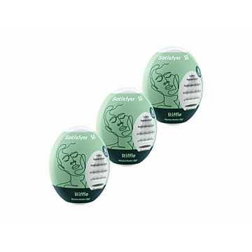 Satisfyer Riffle Masturbation Egg 3er Set
