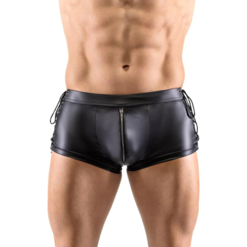 Sexy Zipper Boxers Black