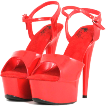 Red Patent Pump Sandals-44
