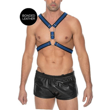 Shots Ouch Scottish Harness Blue
