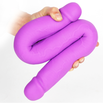 Διπλό Dildo 49cm - Kinksters Silicone Double Ended Purple
