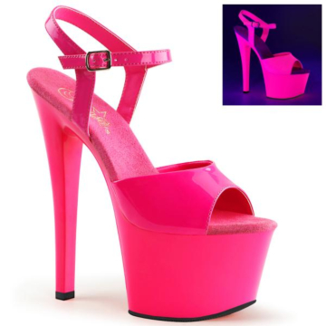 Γόβα Platform 17.8cm - Pleaser SKY-309UV Pink