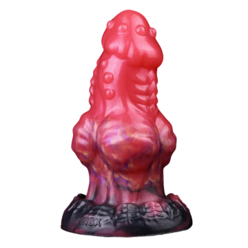 Πρωκτική Σφήνα 14.5cm - Spiked Dragon Dildo Butt Plug Red