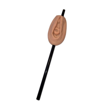 straw with vagina