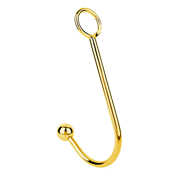 Πρωκτικό Άγκιστρο 24cm - TABOOM Luxury Anal Hook Gold