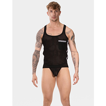 Ανδρικό Tank Top - Barcode Berlin Lilan Black
