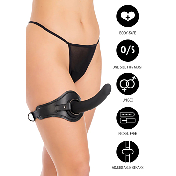 Ζώνη Μηρού Strap-On - Hidden Desire Thigh Black