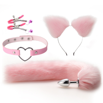 Two-Tone Fetish Set - Pink